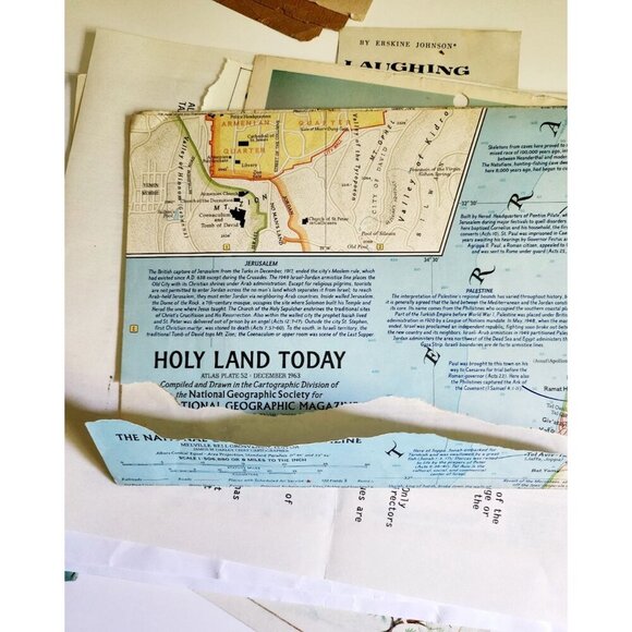 HUGE Bulk Ephemera Lot Of 150 Pcs Victorian Vintage Photos Maps Ads Movie INVRMZ - Picture 8 of 15